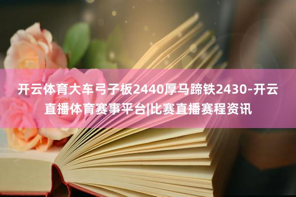 开云体育大车弓子板2440厚马蹄铁2430-开云直播体育赛事平台|比赛直播赛程资讯
